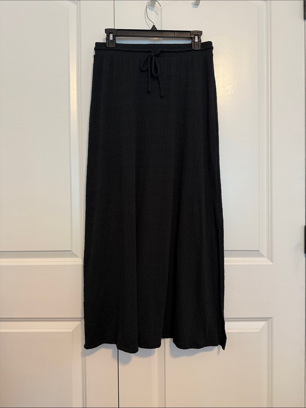 Z Supply Black Drawstring Maxi Skirt